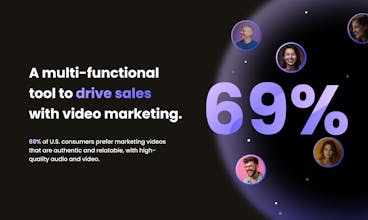 El poder del marketing visual en acción con un gráfico de ventas en alza que representa la efectividad de los videos de productos inmersivos.