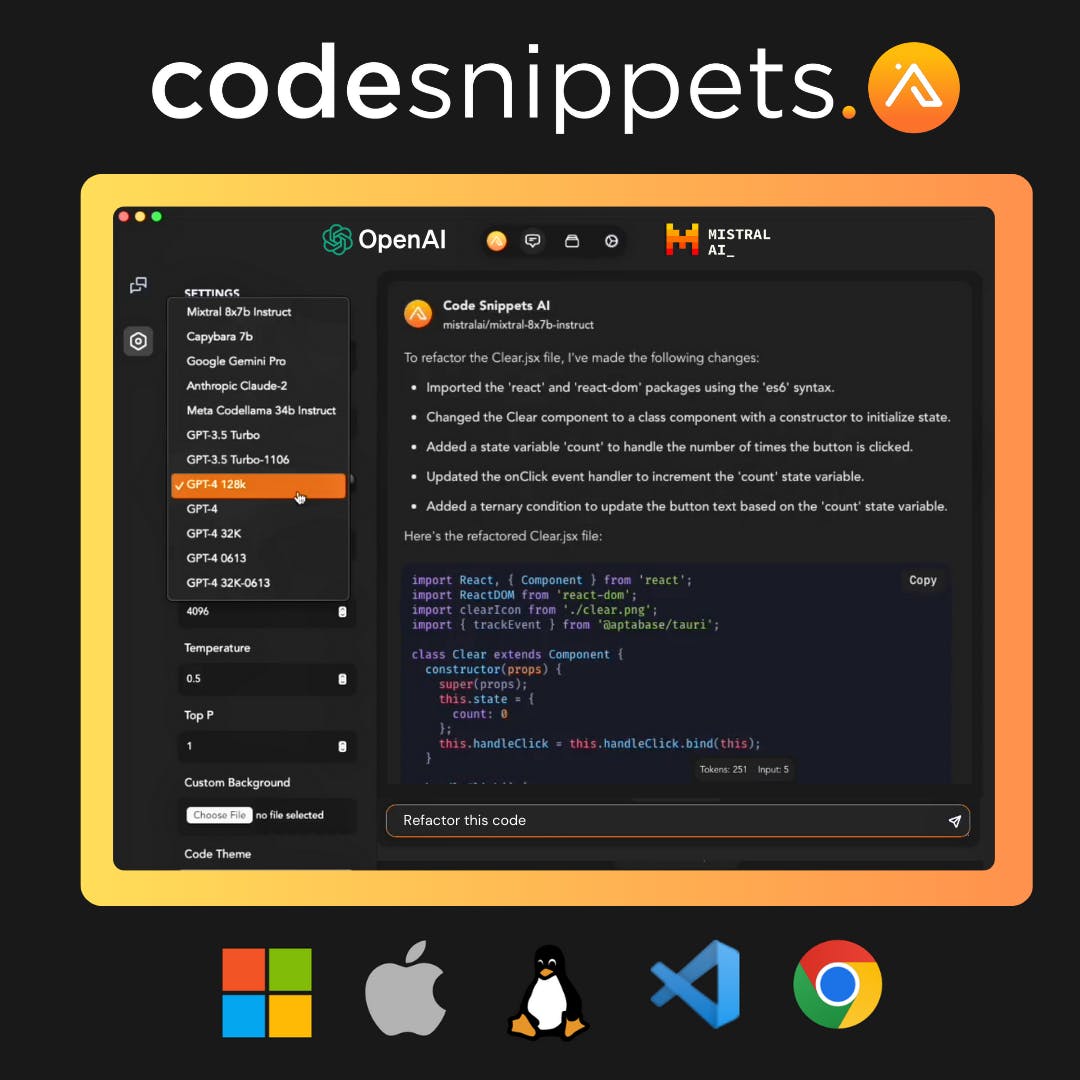 Code Snippets AI media 3