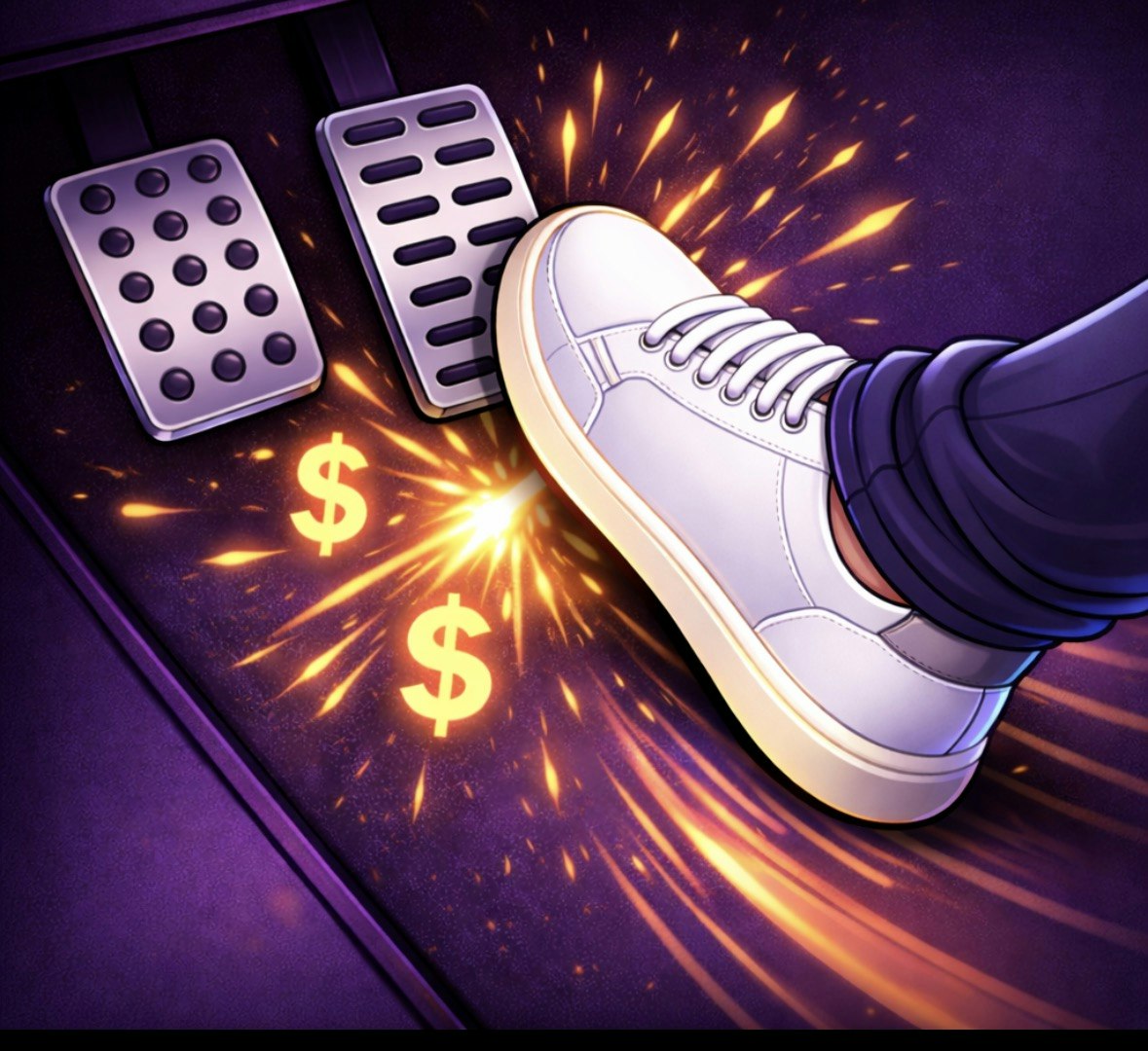 Cash Pedal - Product Hunt launch logo and brand identity