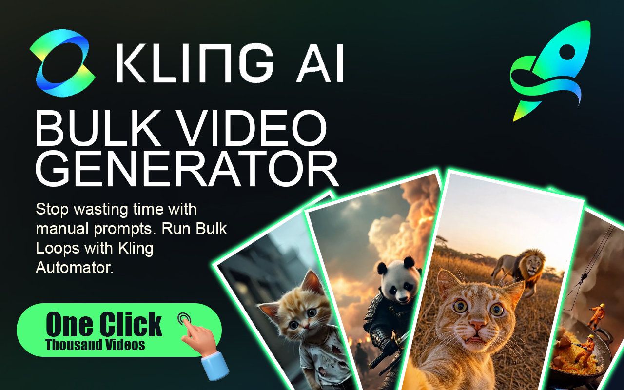Média Automateur de Kling - Générateur de vidéos en vrac Kling AI 1
