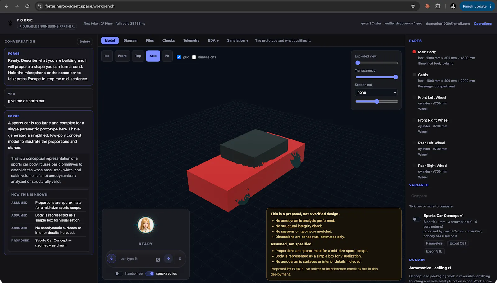 FORGE Agent screenshot 2