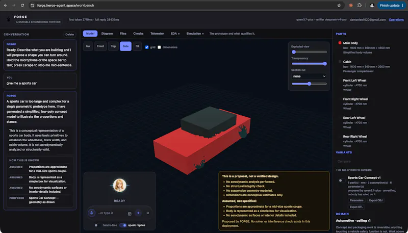 FORGE Agent screenshot 2