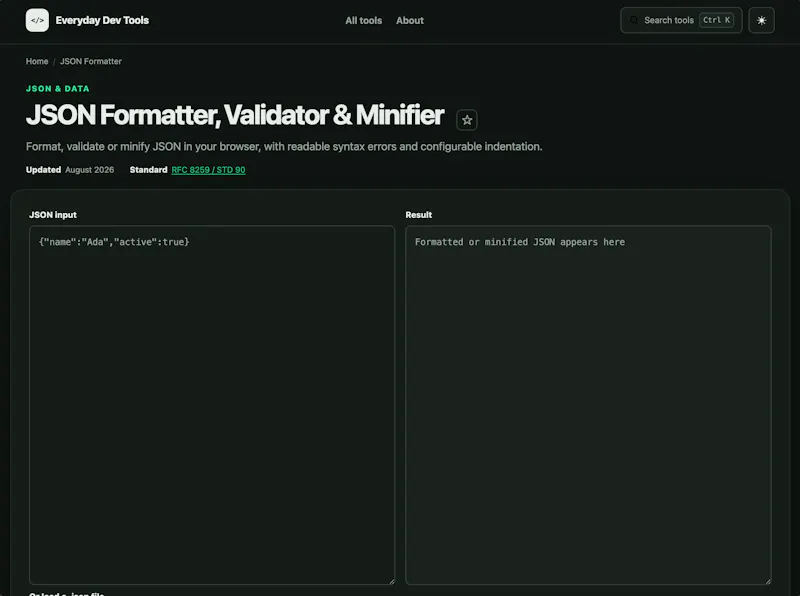 Everyday Dev Tools screenshot 2
