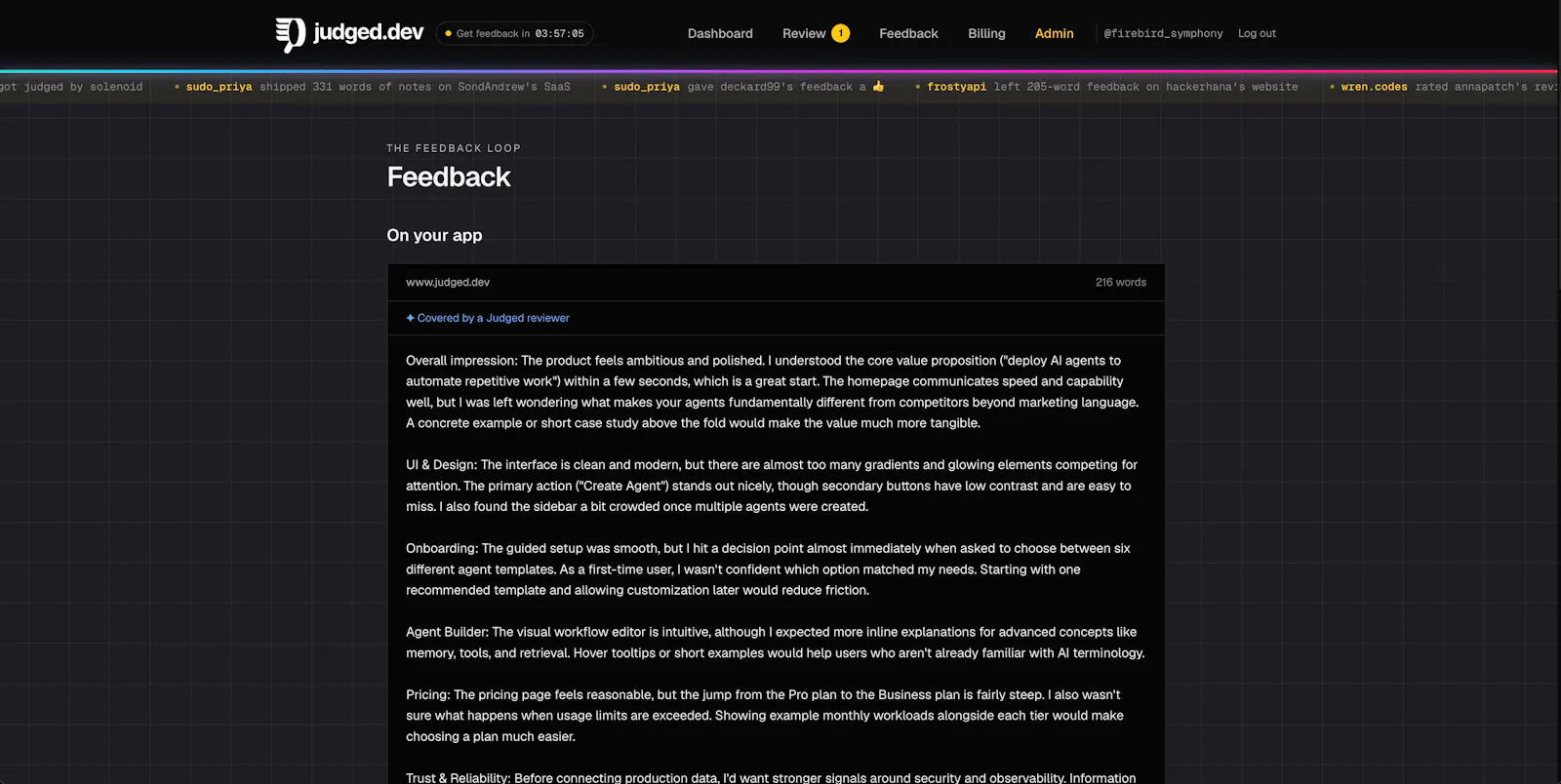 Judged screenshot 3
