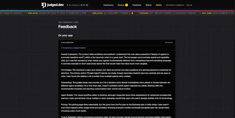Judged screenshot 3