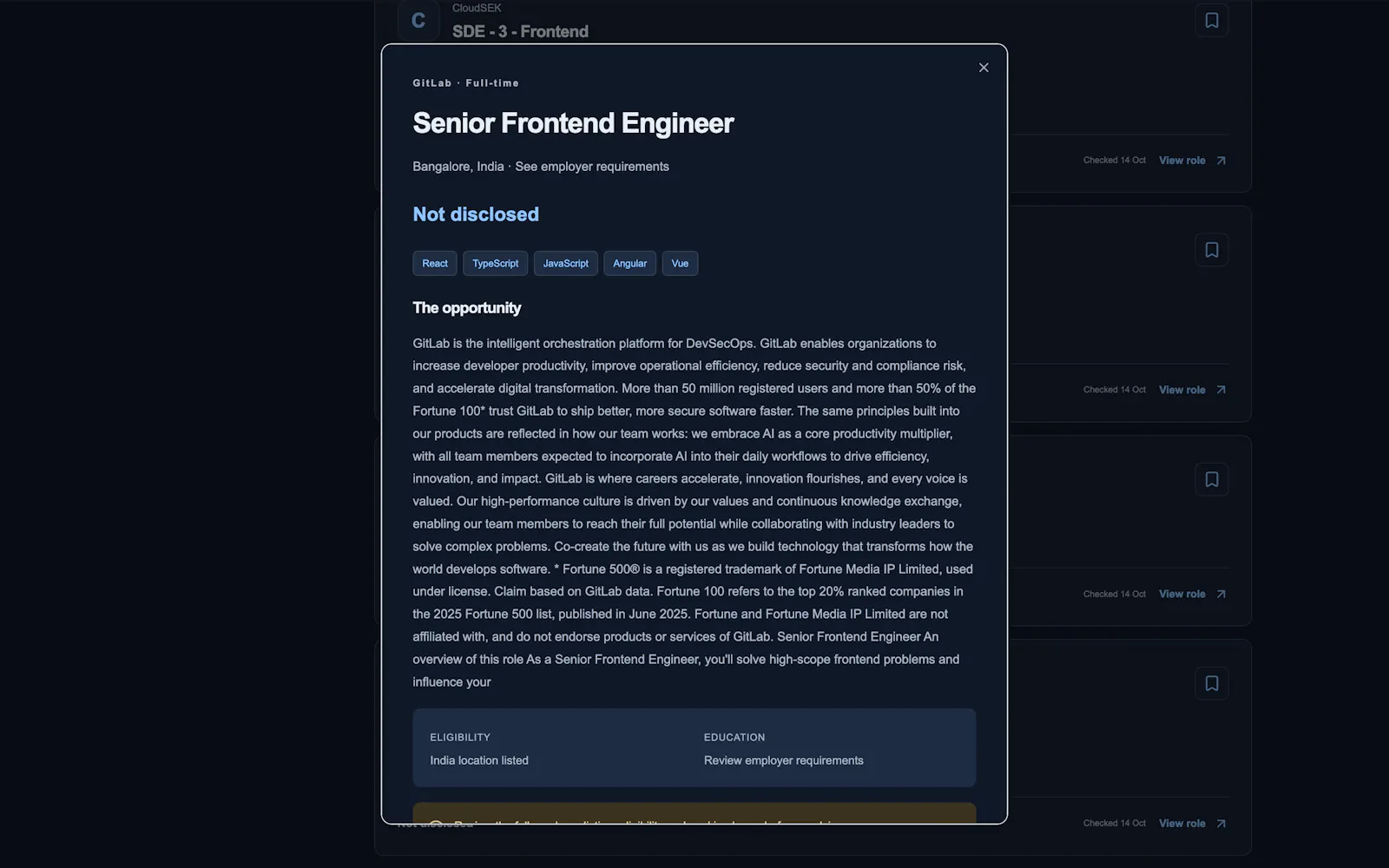 FrontlaneJobs — Your next frontend move screenshot 3