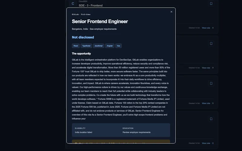 FrontlaneJobs — Your next frontend move screenshot 3