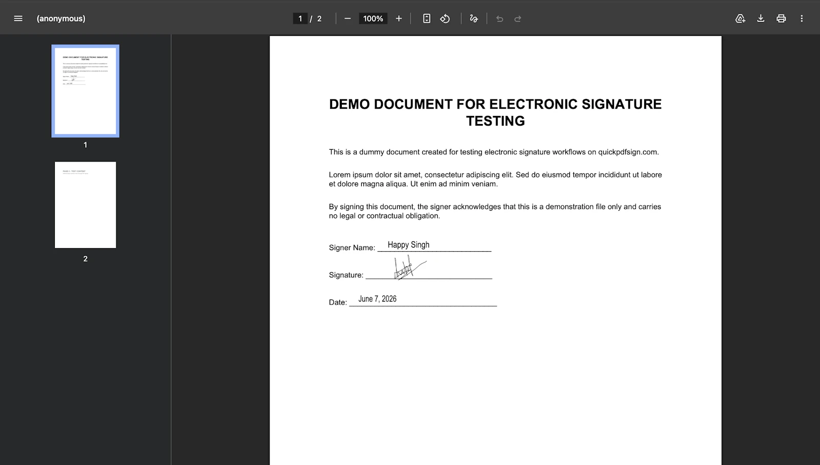 Quick PDF Sign screenshot 6