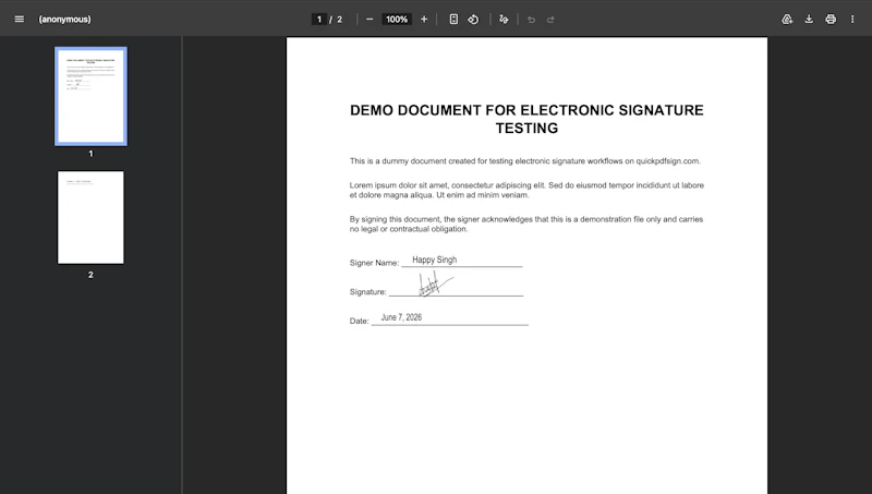 Quick PDF Sign screenshot 6