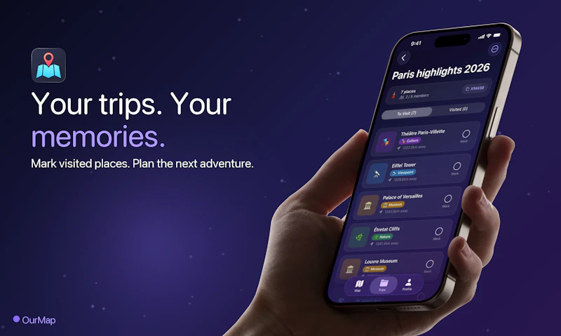 OurMap: Trip Planner & Places screenshot 5