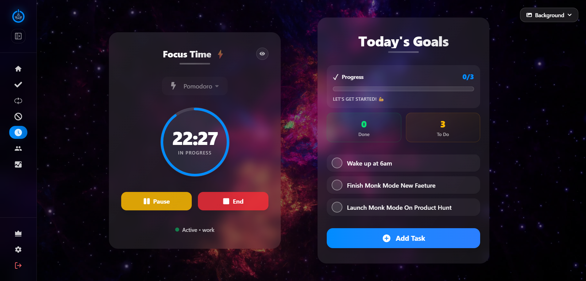 Monk Mode - Screenshot 2 showing product features and functionality