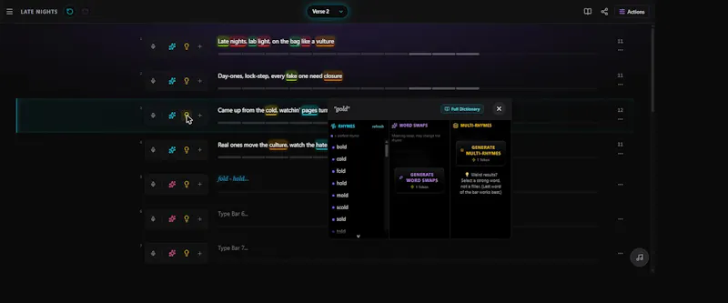 RhymeFlux screenshot 3