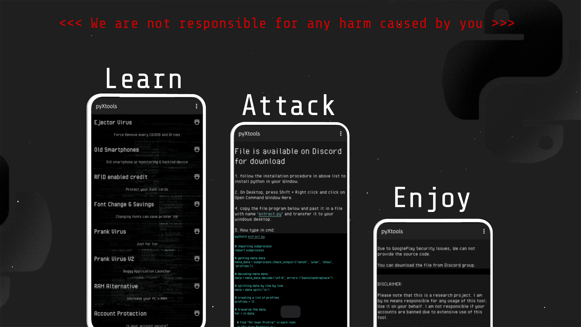 pyXtools: Python + Hacking gallery image