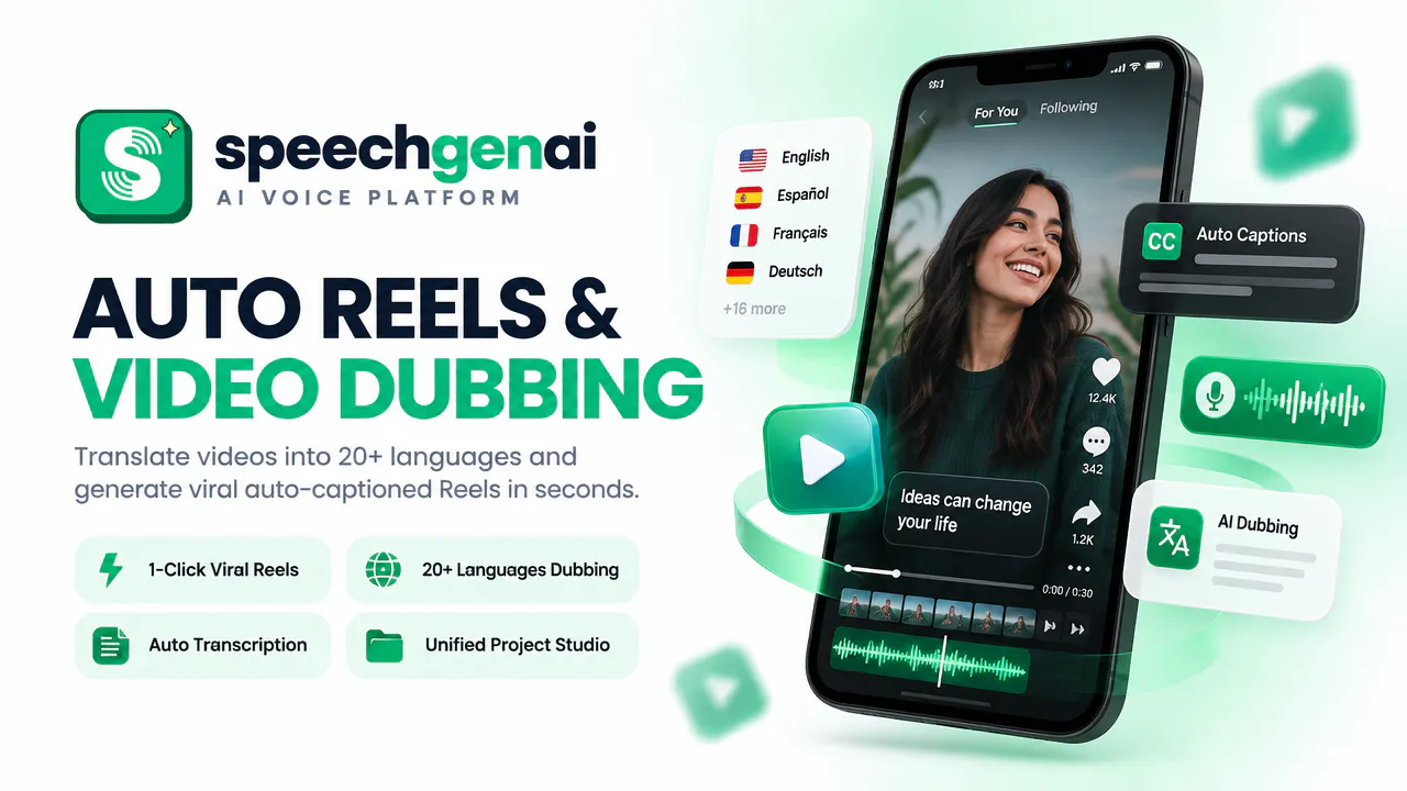 SpeechGenAI: AI Voice Studio gallery image