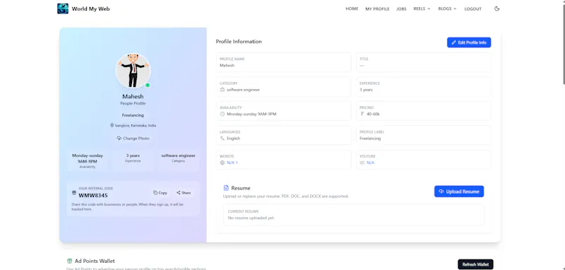 World My Web screenshot 6