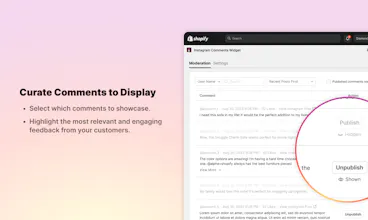 Instagram Comments Widget gallery image