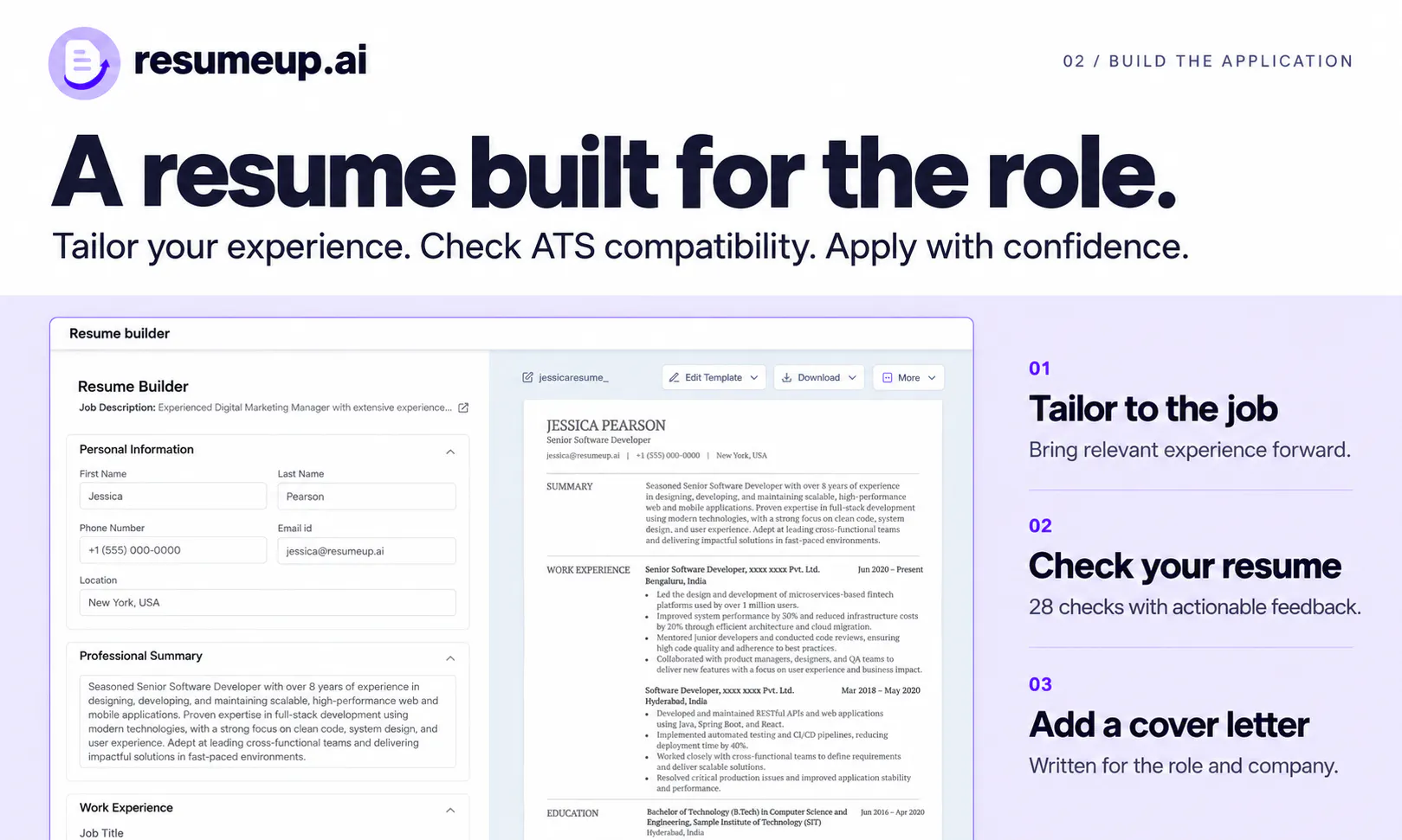 ResumeUp.AI 截图 2