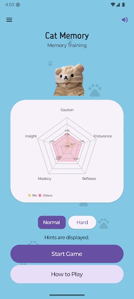 Cat Memory - Main product screenshot demonstrating key features and user interface