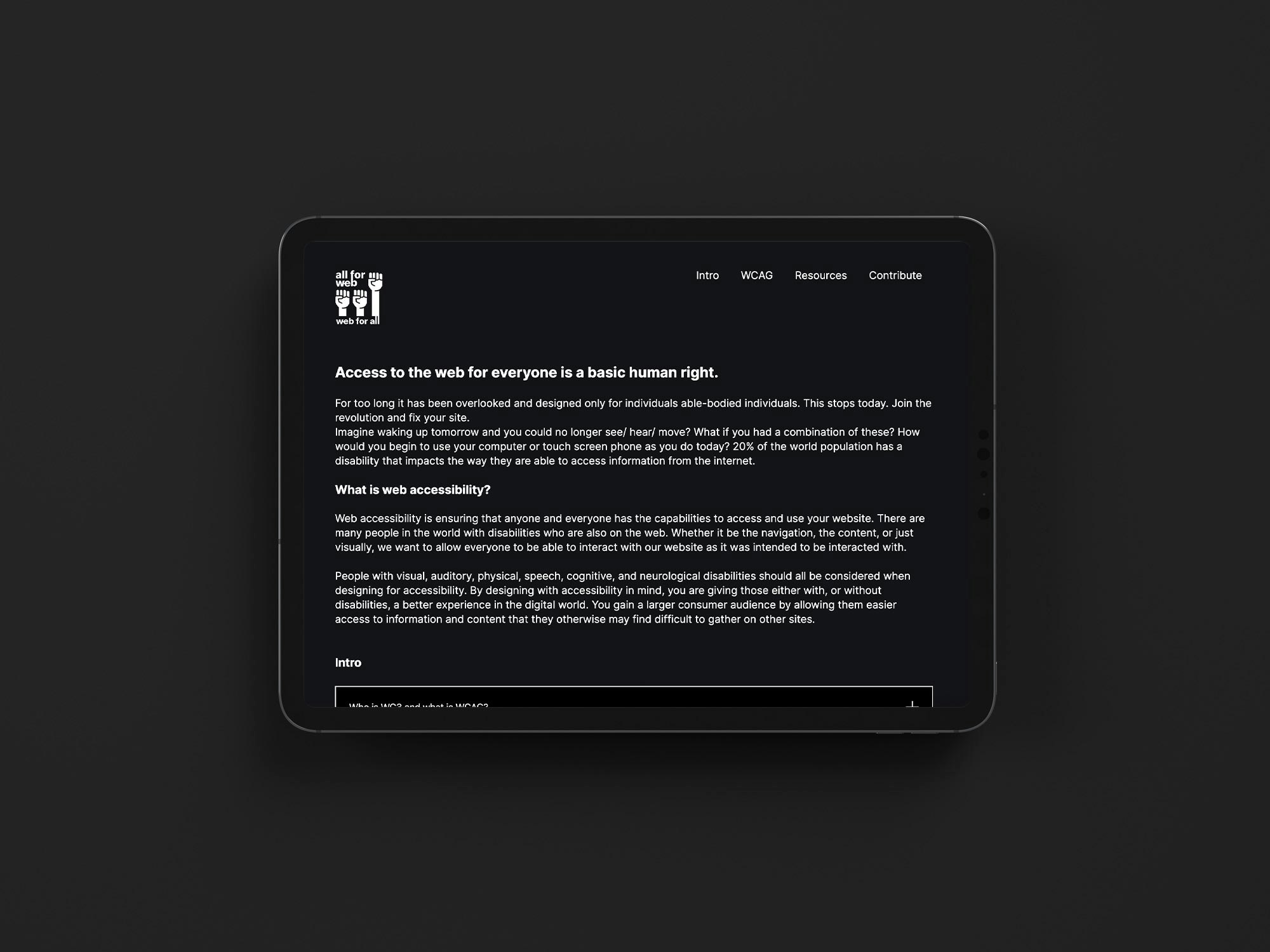 Todo para la web - La accesibilidad web es un derecho humano, todo para la web, web para todos media 3