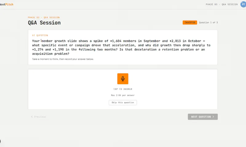 NextPitch AI screenshot 7