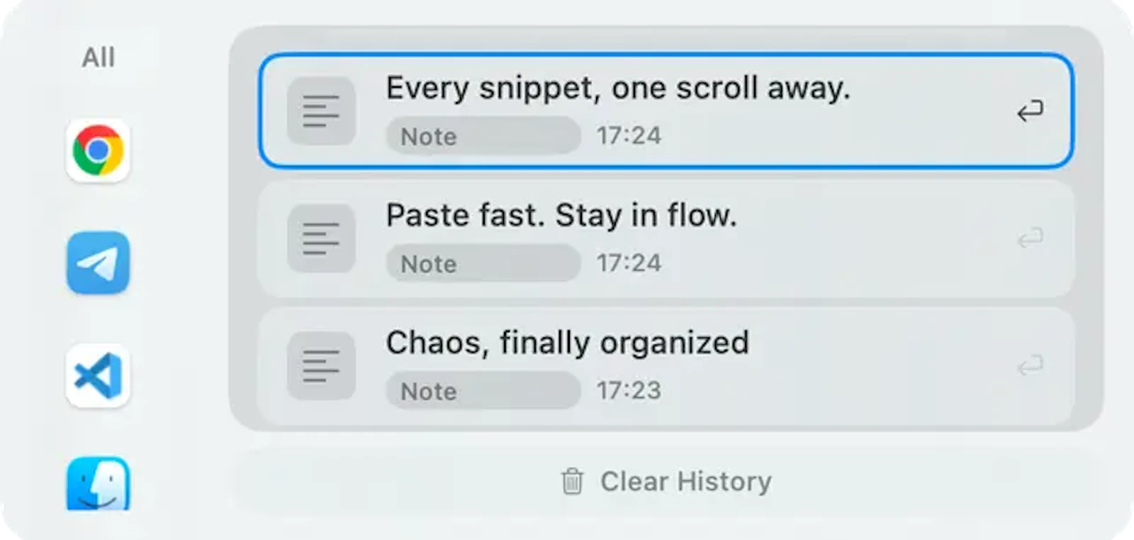 Bufferly screenshot 1