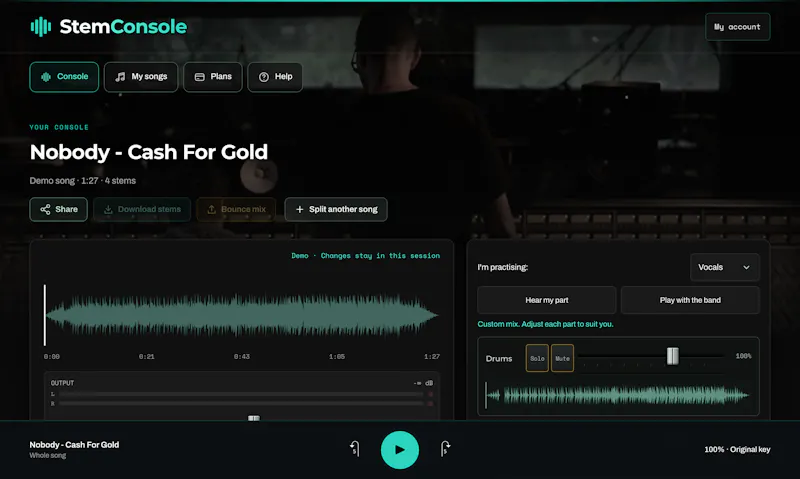 StemConsole screenshot 3