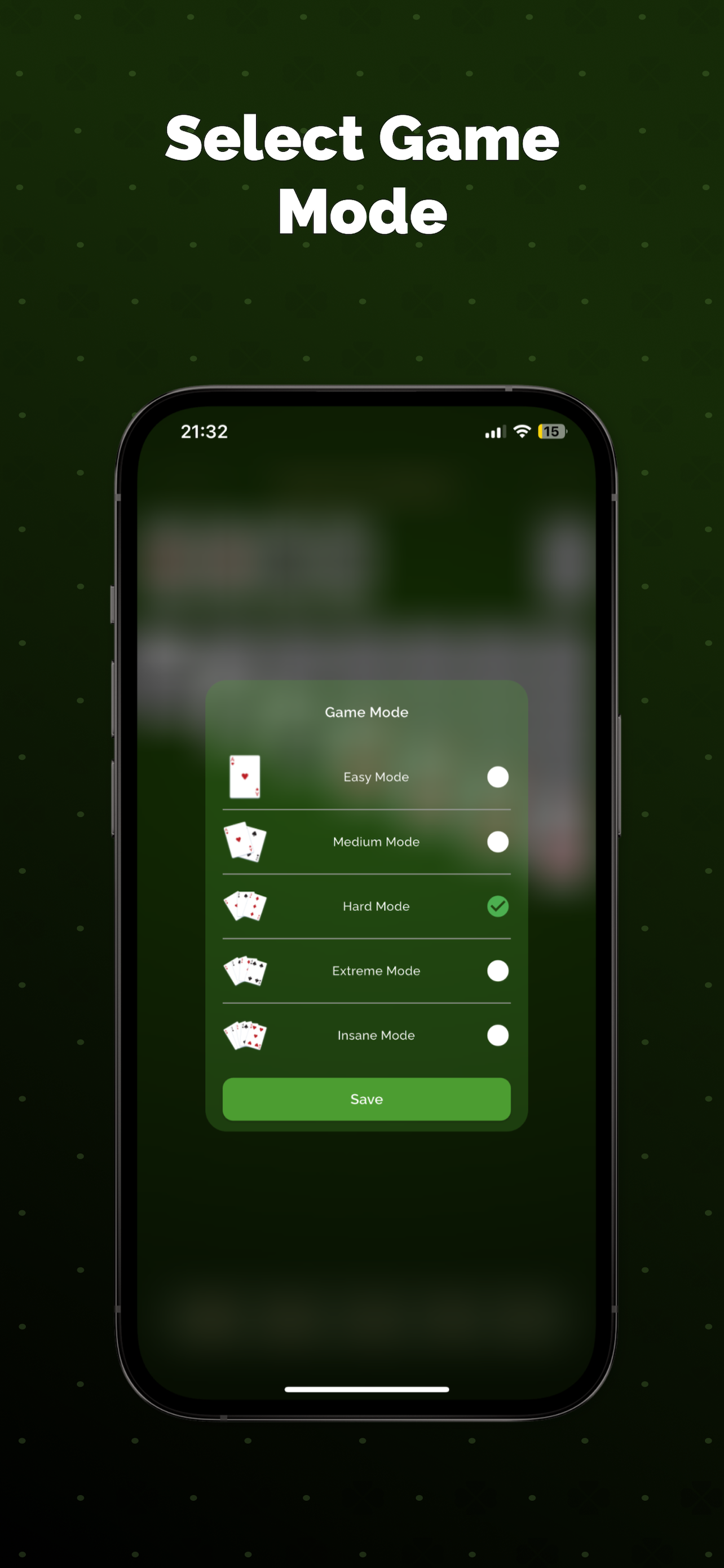 Solitaire Unique Card Mode – 1 to 5 card - Screenshot 2 showing product features and functionality