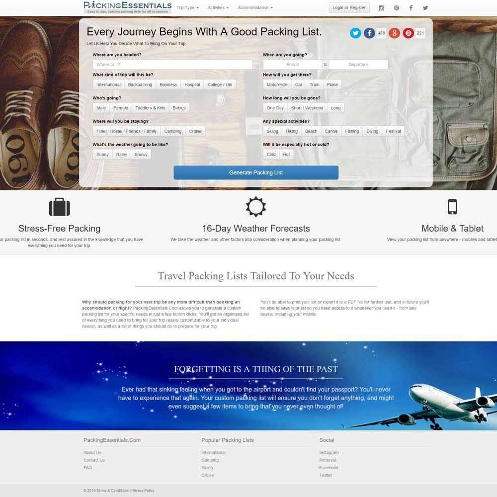 Packing Essentials gallery image