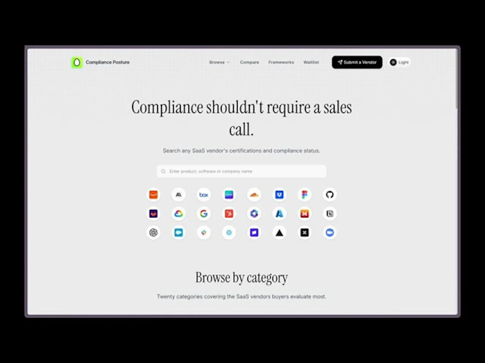 Compliance Posture screenshot 1 (video preview)