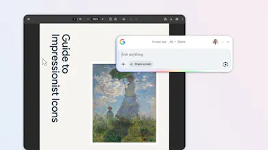 Google app for desktop gallery image