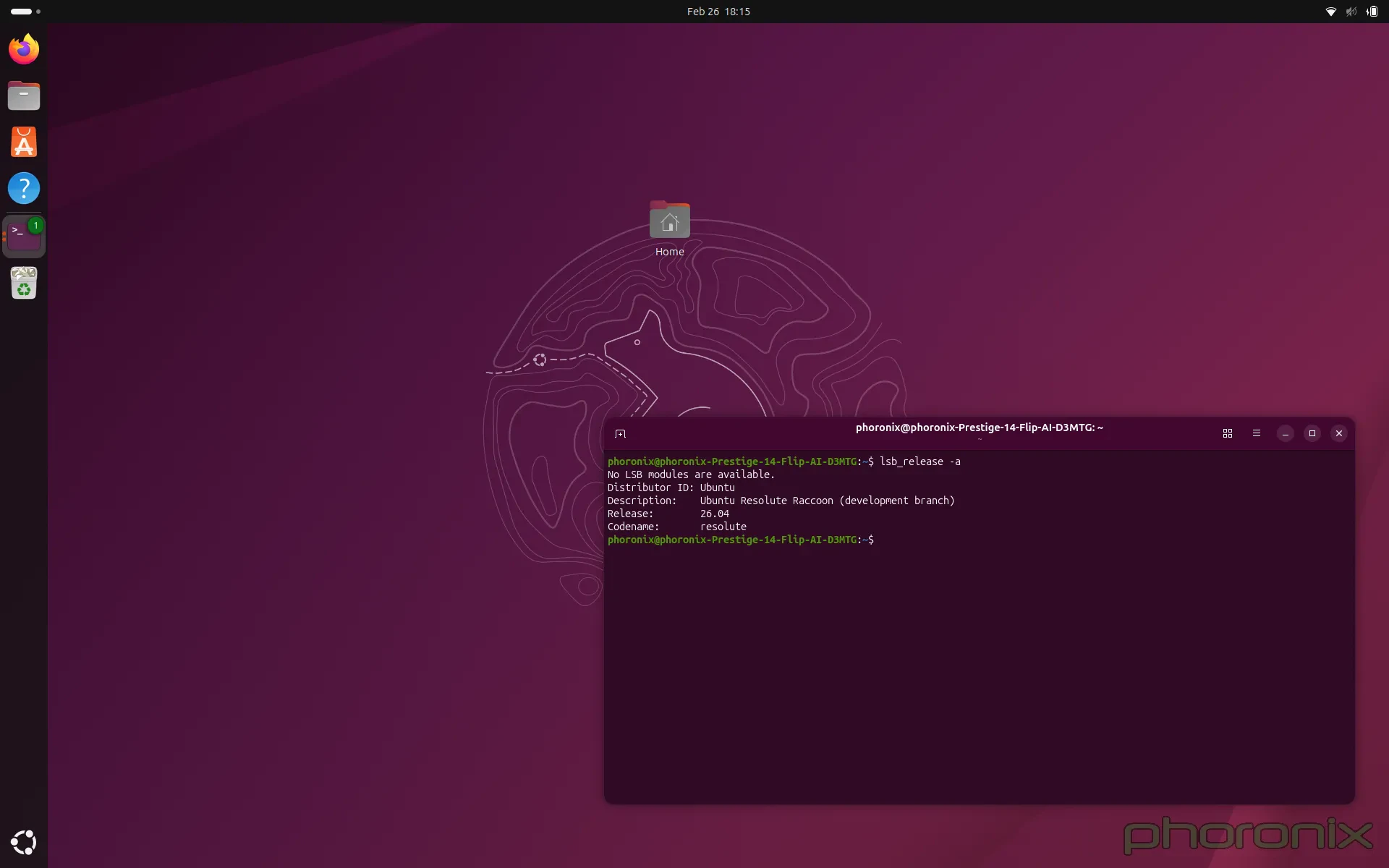Ubuntu 26.04 Resolute Raccoon screenshot 3