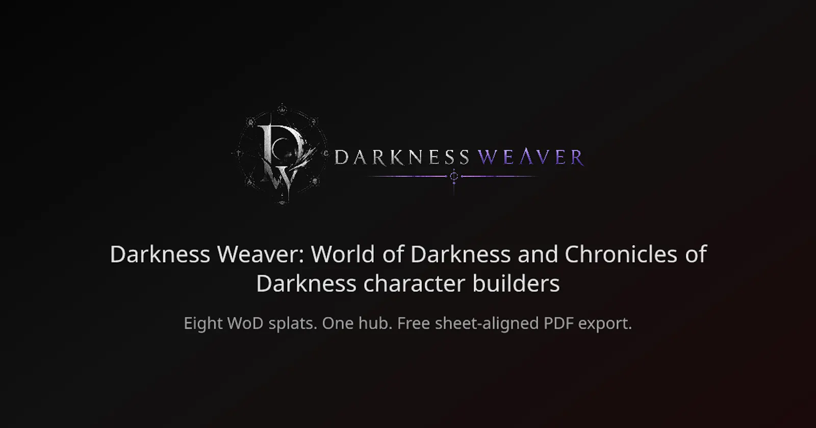 Darkness Weaver screenshot 1