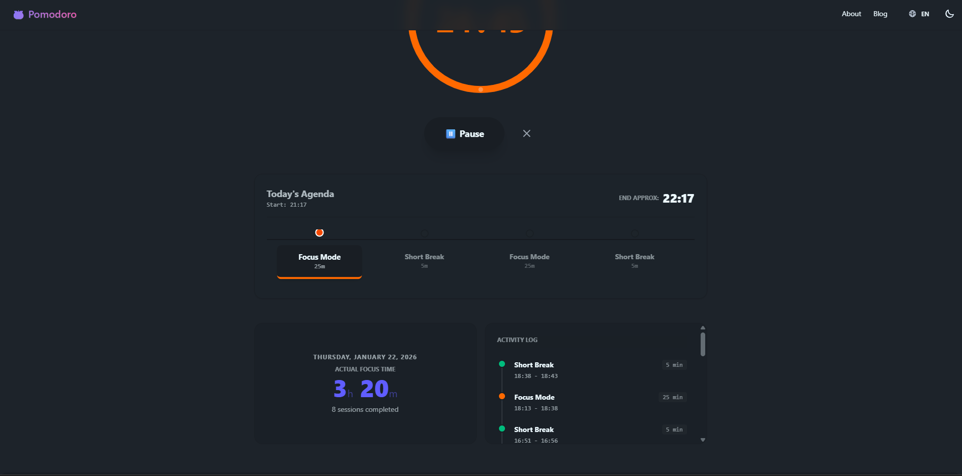 Sinx Pomodoro gallery image