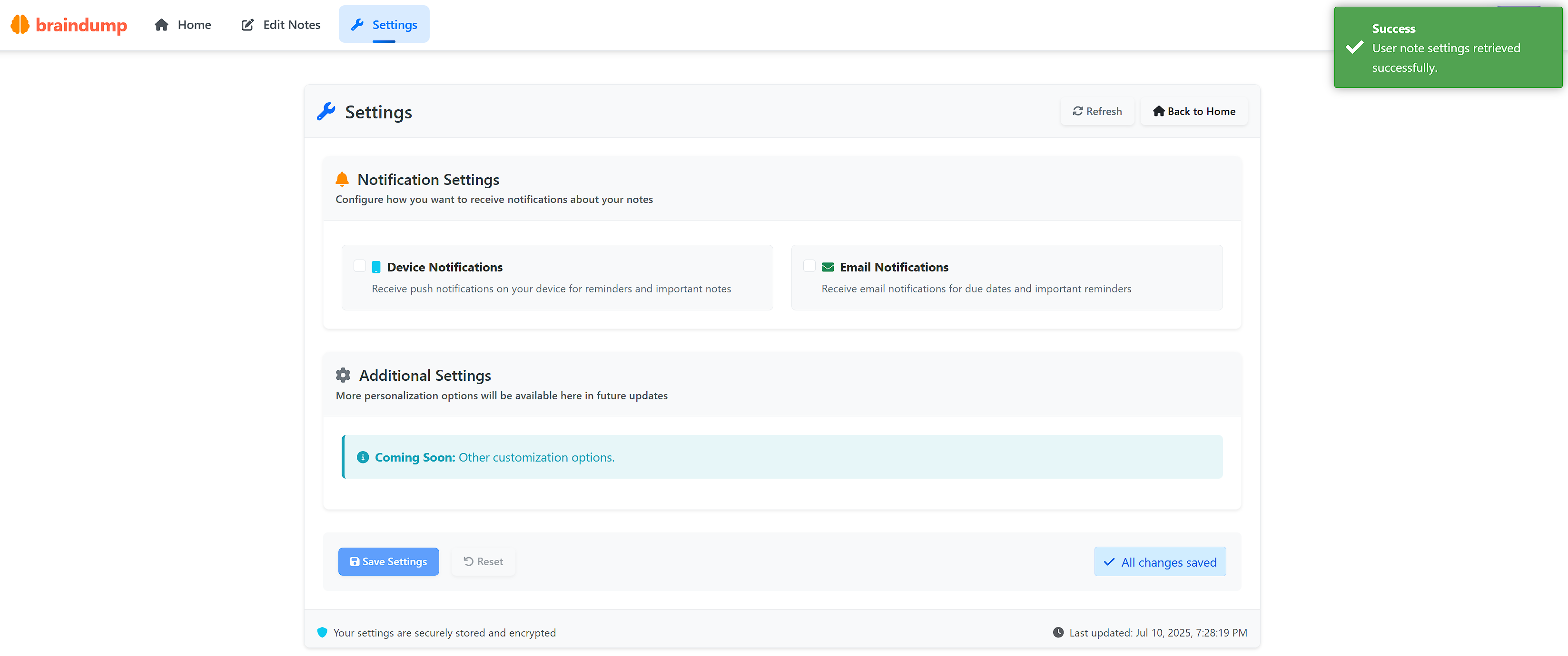 braindump gallery image