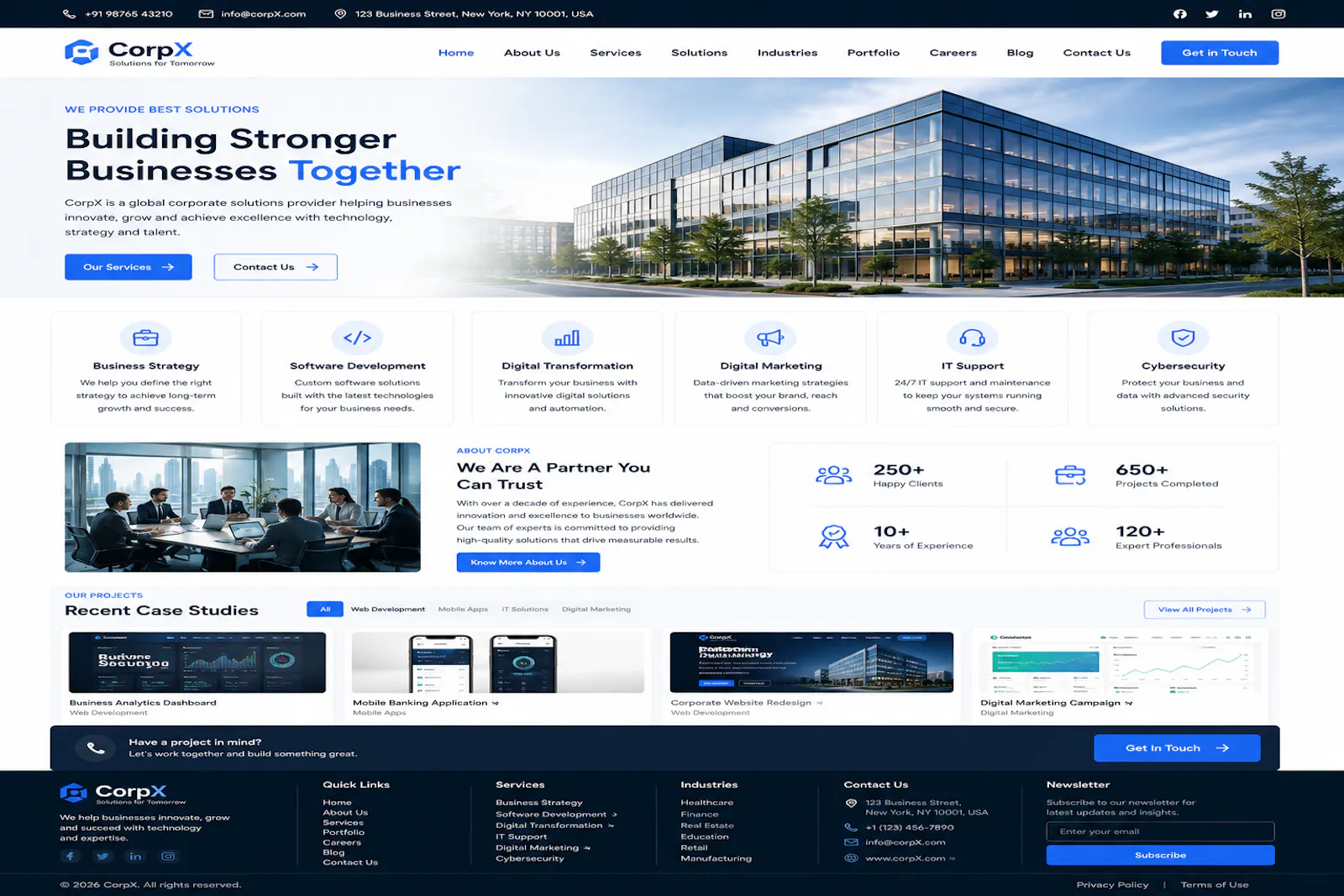 Website Portfolio screenshot 3