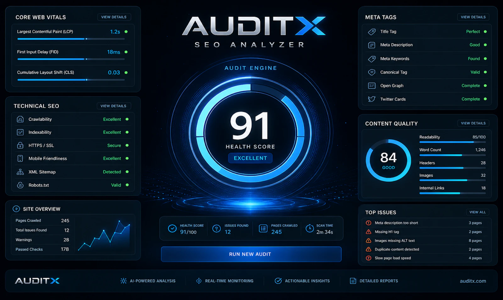 AuditX SEO Audit screenshot 1