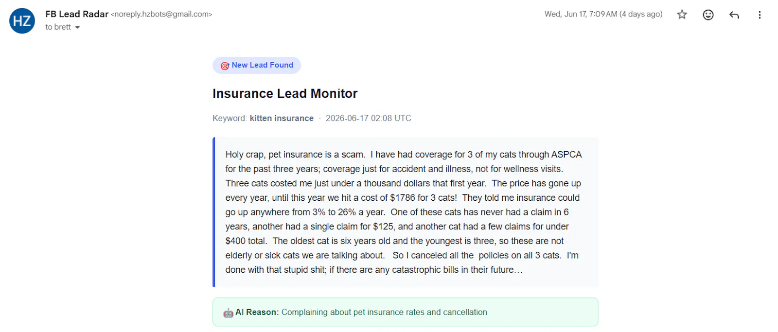 FB Lead Radar screenshot 4