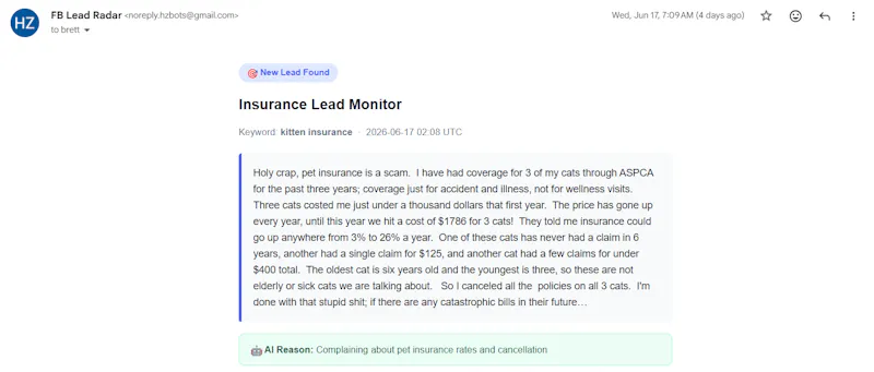 FB Lead Radar screenshot 4