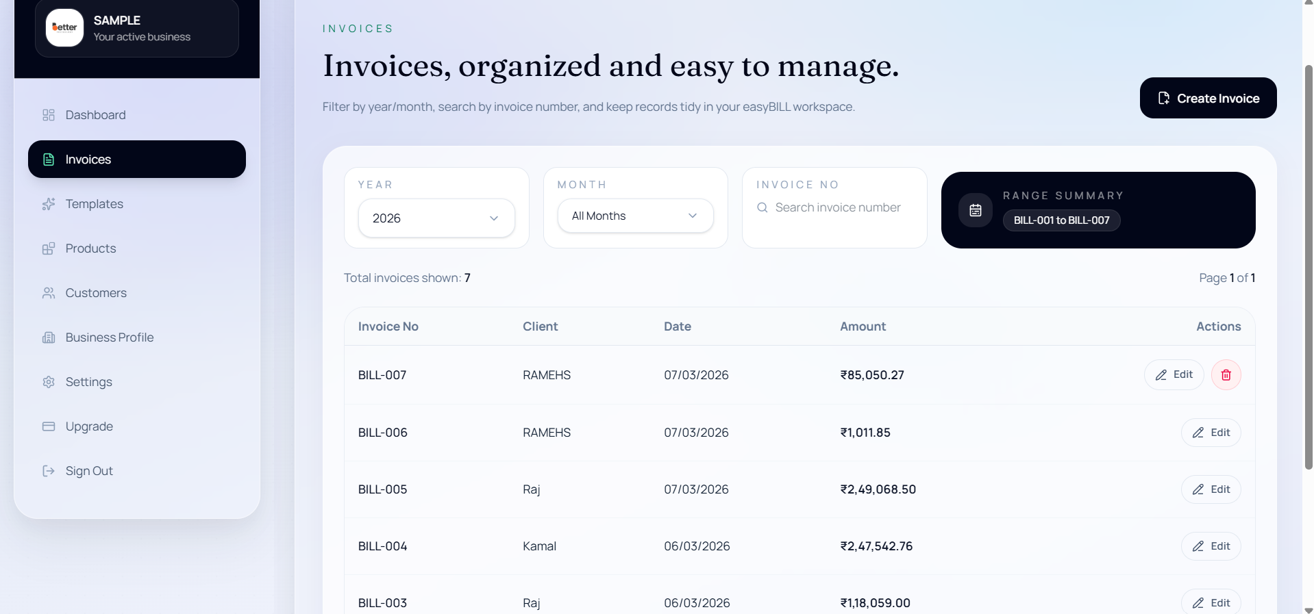 easyBILL gallery image