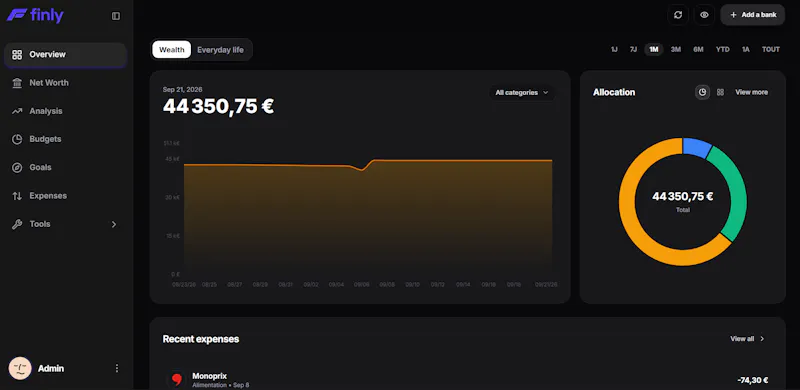 Finly  screenshot 1