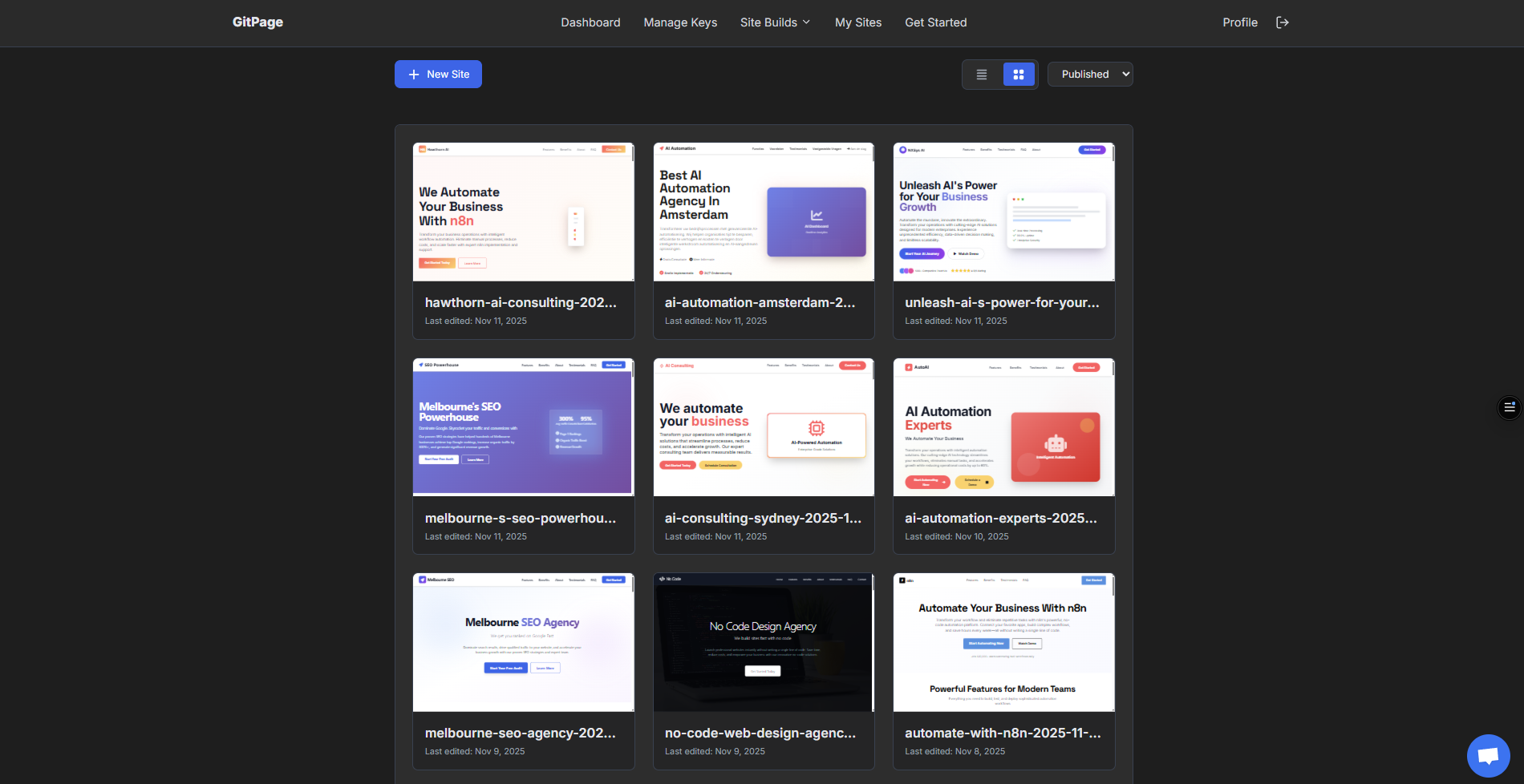 GitPage gallery image