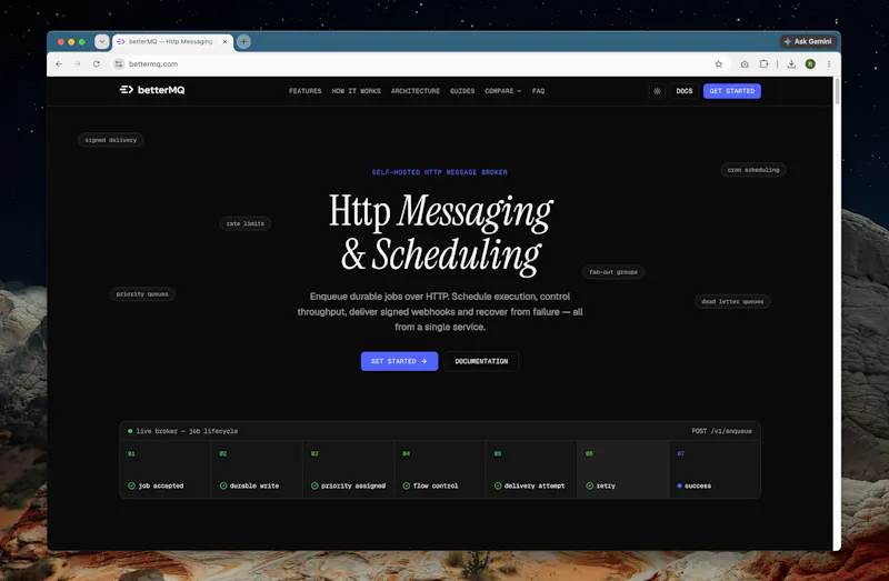 betterMQ — Http Messaging & Scheduling screenshot 2