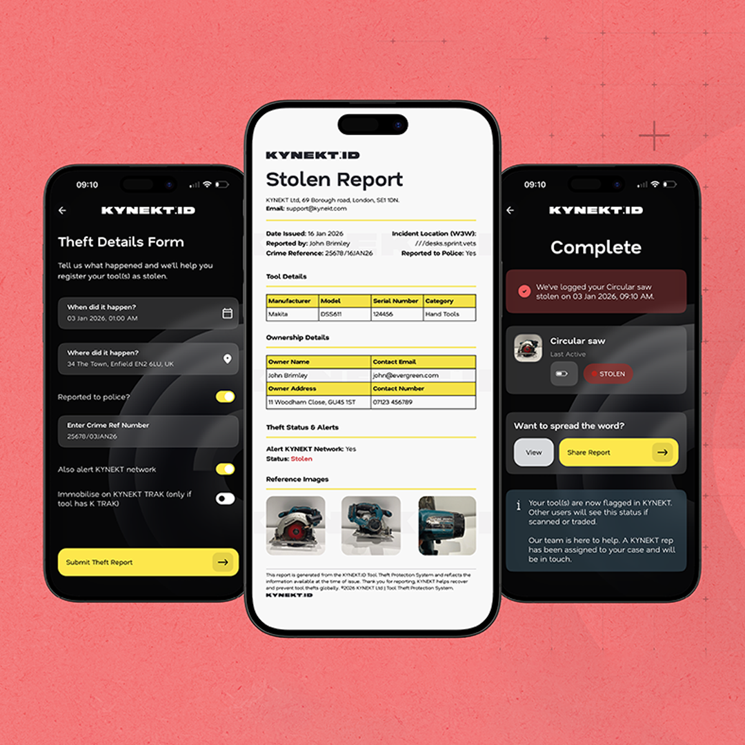 KYNEKT APP - Main product screenshot demonstrating key features and user interface