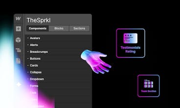 TheSprkl Chrome Extension for Webflow gallery image