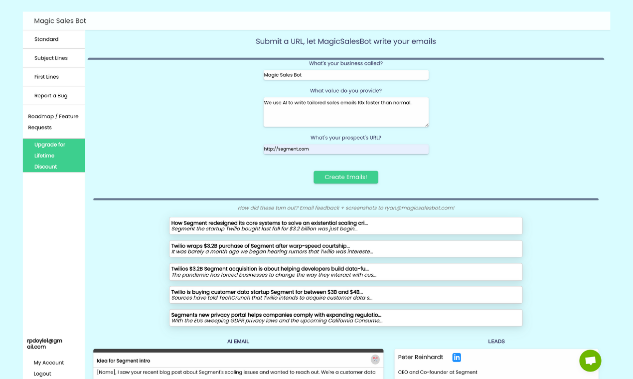 Magic Sales Bot gallery image