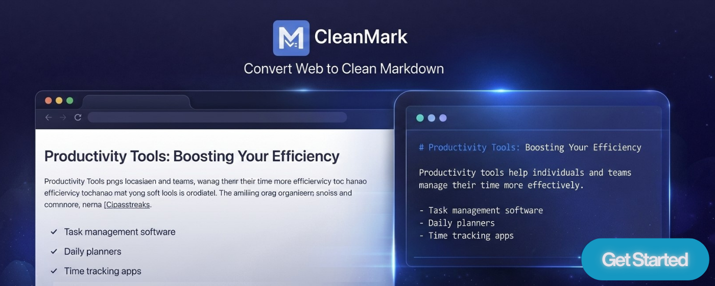CleanMark - Smart Markdown Extractor gallery image