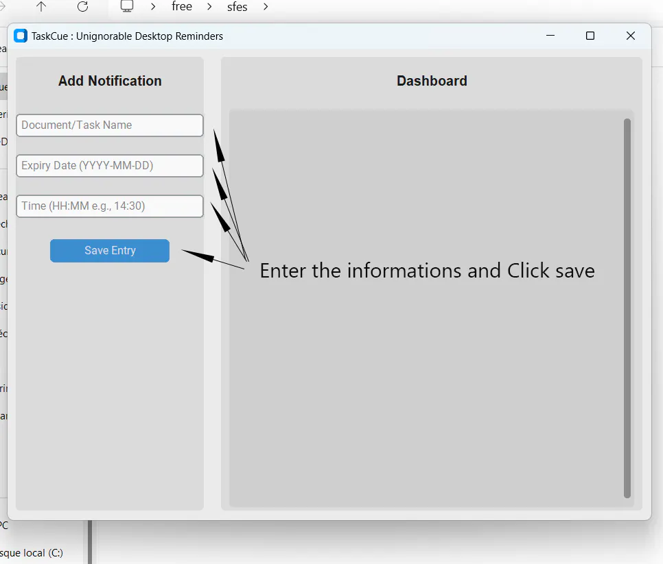 TaskCue: Unignorable Desktop Reminders gallery image