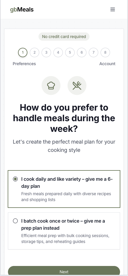 gbMeals gallery image