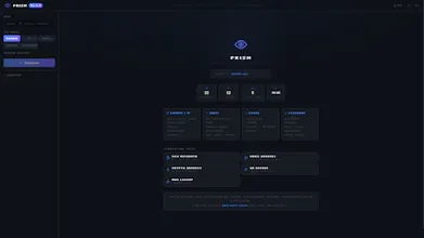 Prism - All-in-one OSINT platform gallery image