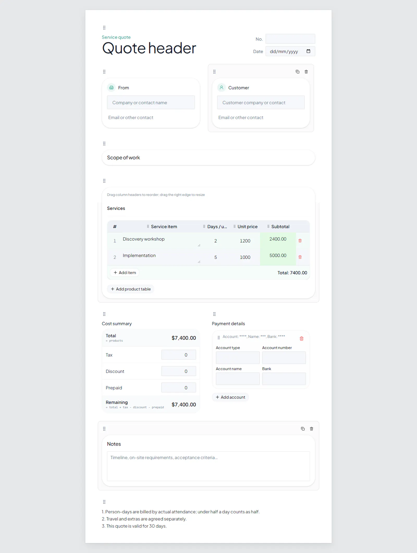 Comtools Quotely screenshot 4